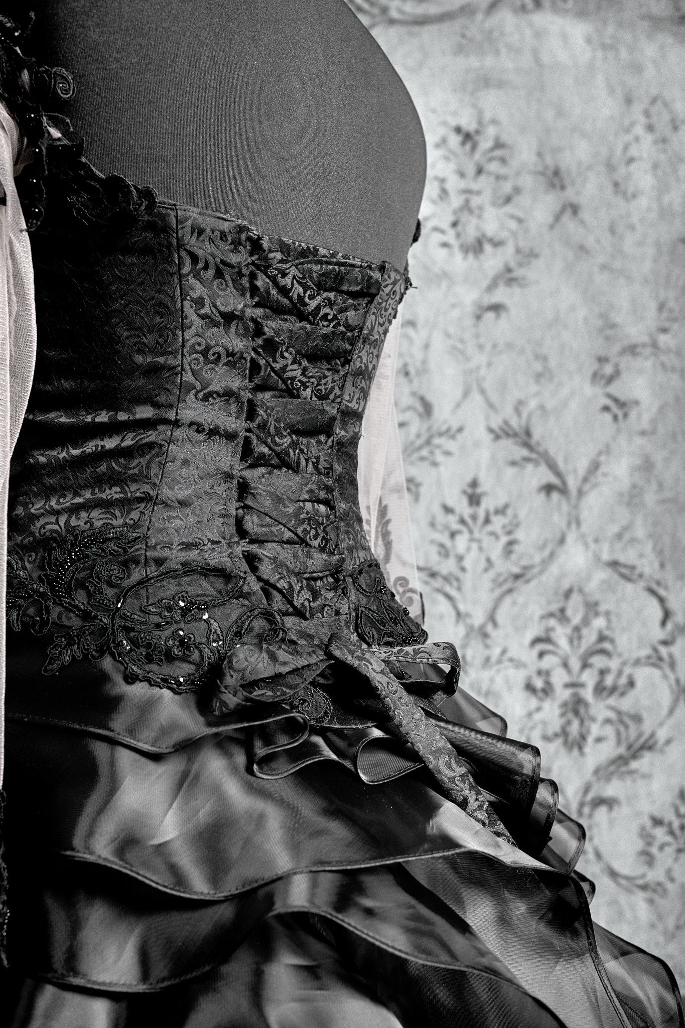 Midnight Baroque Gothic Ball Gown
