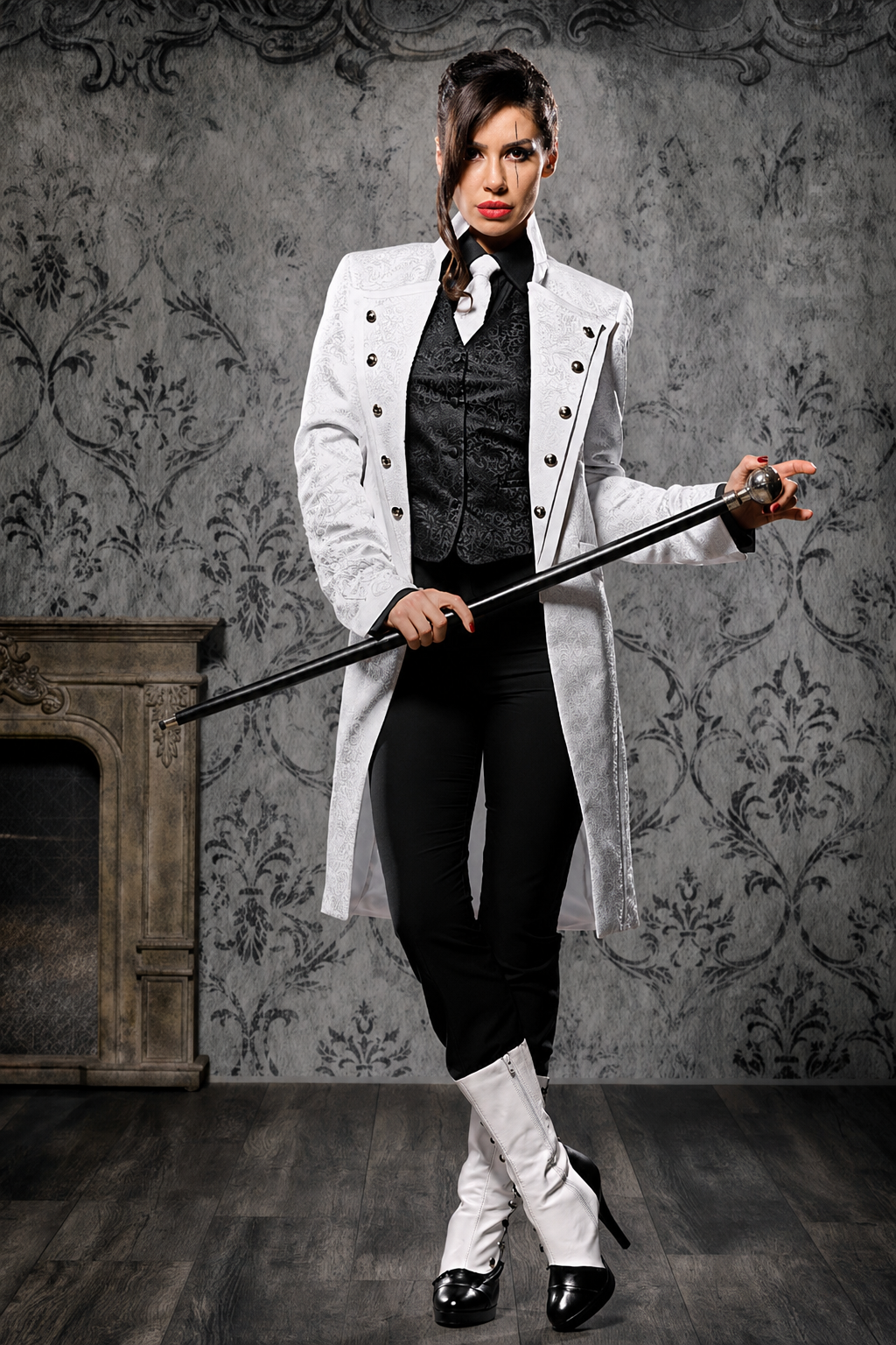 Victorian Tailcoat Pantsuit for Women