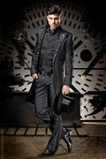 Zyran Steampunk Harness Long Coat