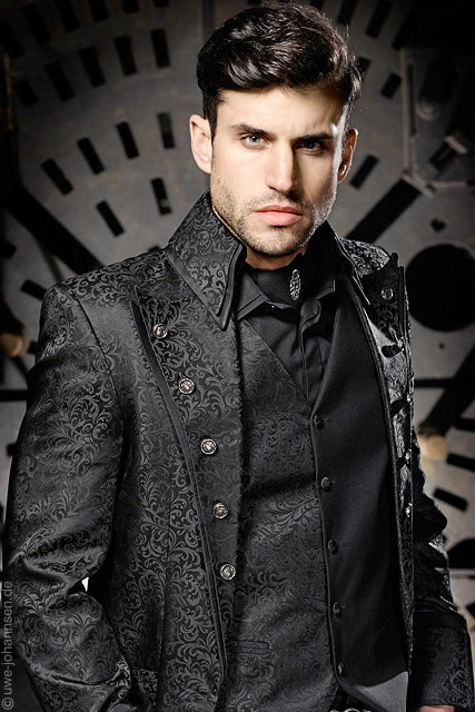 Zyran Steampunk Harness Long Coat
