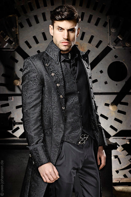 Zyran Steampunk Harness Long Coat