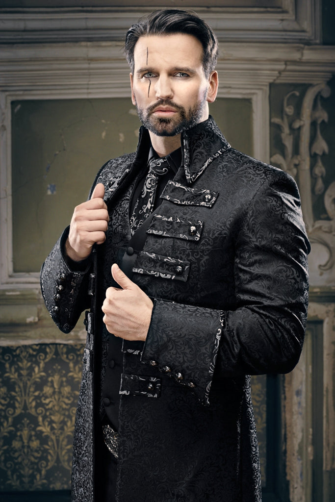 Meruleus All Black Gothic Coat
