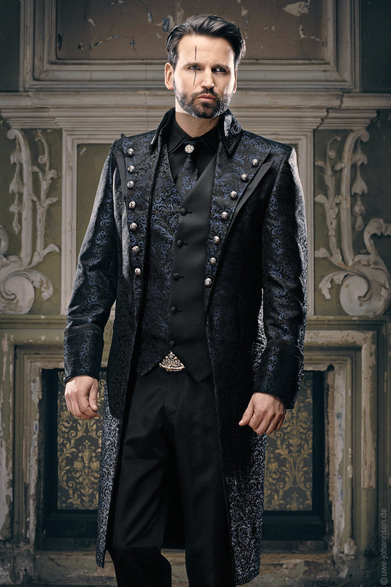 Zyran Steampunk Gothic Military Coat