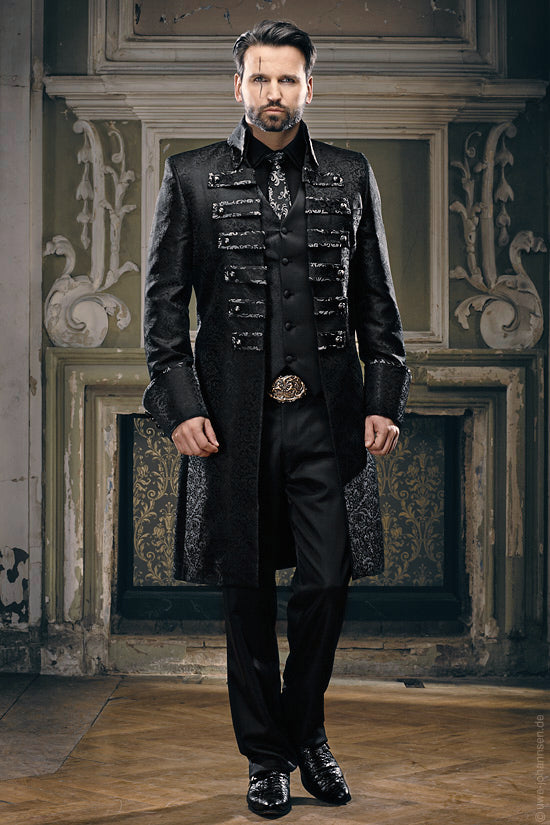 Meruleus All Black Gothic Coat