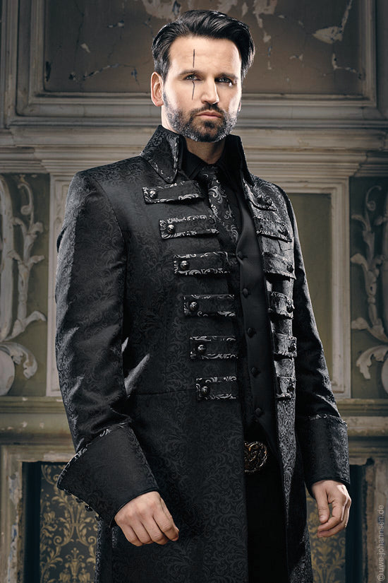 Meruleus All Black Gothic Coat