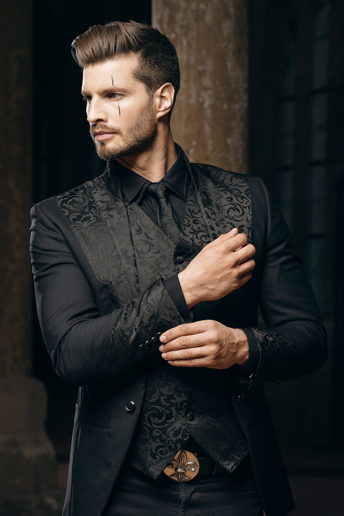 Black Tailored Formal Suit